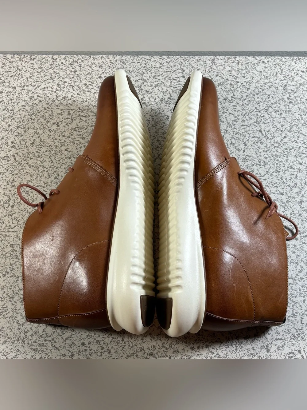 Cole Haan Boots Mens Size 12 M 2.Zerogrand Chukka Brown Leather Round Toe C27804